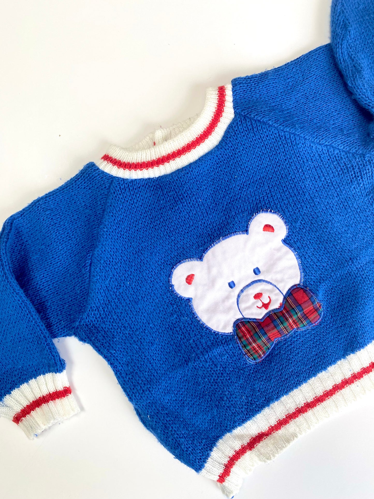 Vintage bear jumper Age 18m