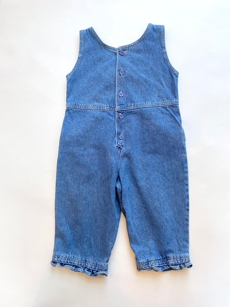 vintage cloth kits denim dungarees age 3-5y