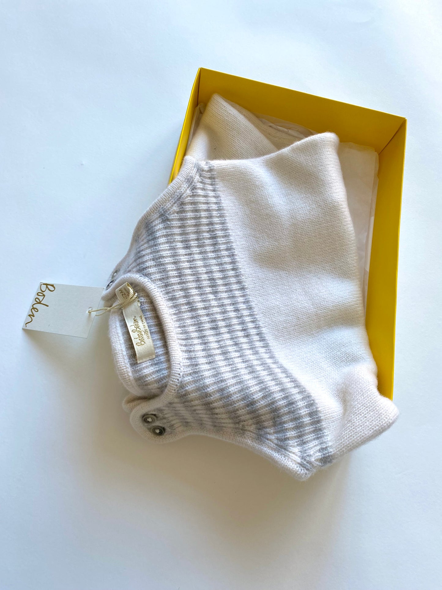 Mini Boden Cashmere Romper Age 6-12M