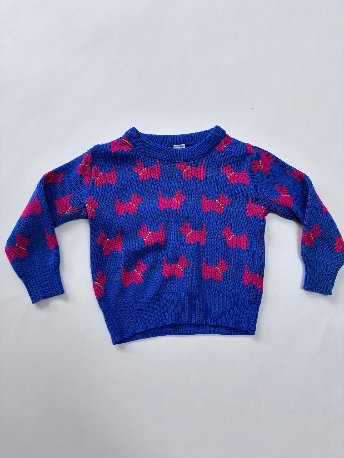 Vintage scottie dog jumper Size 18-24m