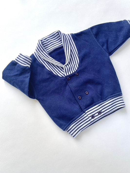 Vintage sailor cowl neck jumper Age 12m