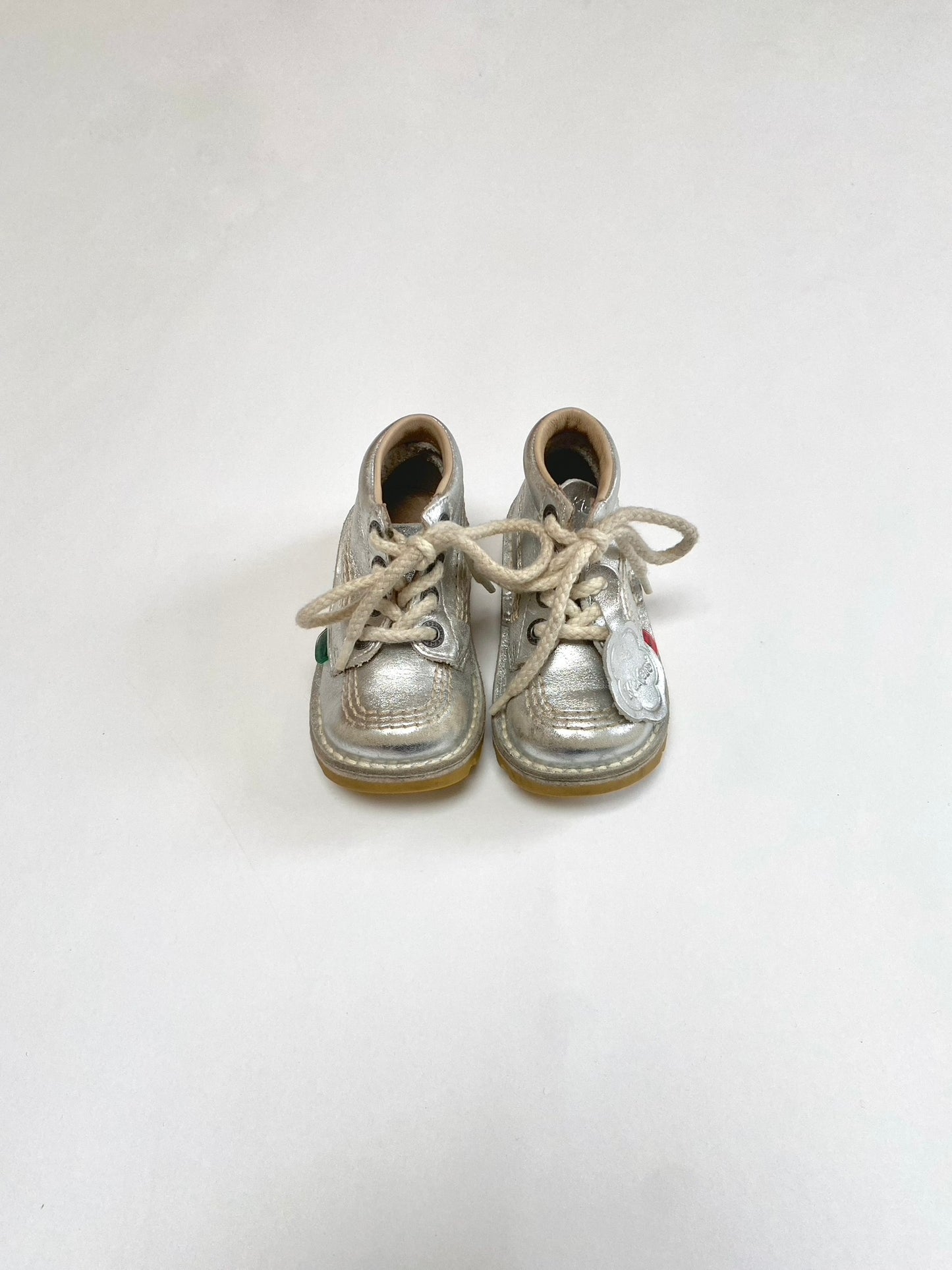 Silver Kickers Size 6