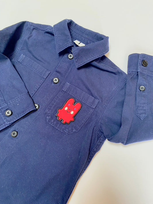 Arket blue shacket Age 2-4Y