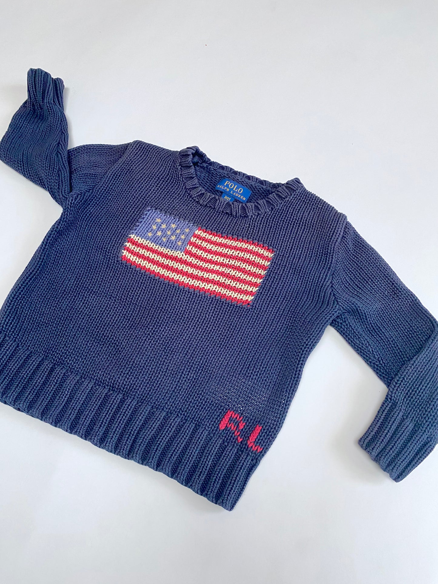Navy Ralph Lauren jumper Age 2y