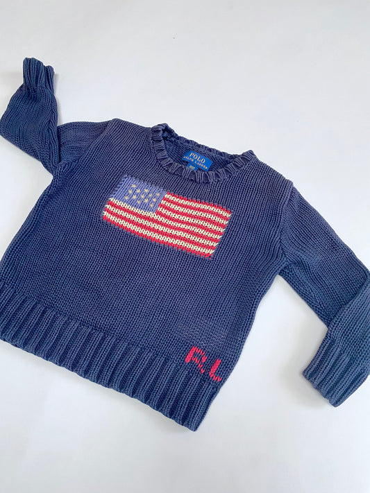Navy Ralph Lauren jumper Age 2y