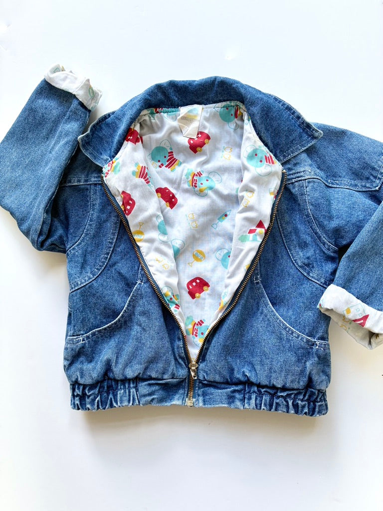 Vintage denim jacket age 3-4y