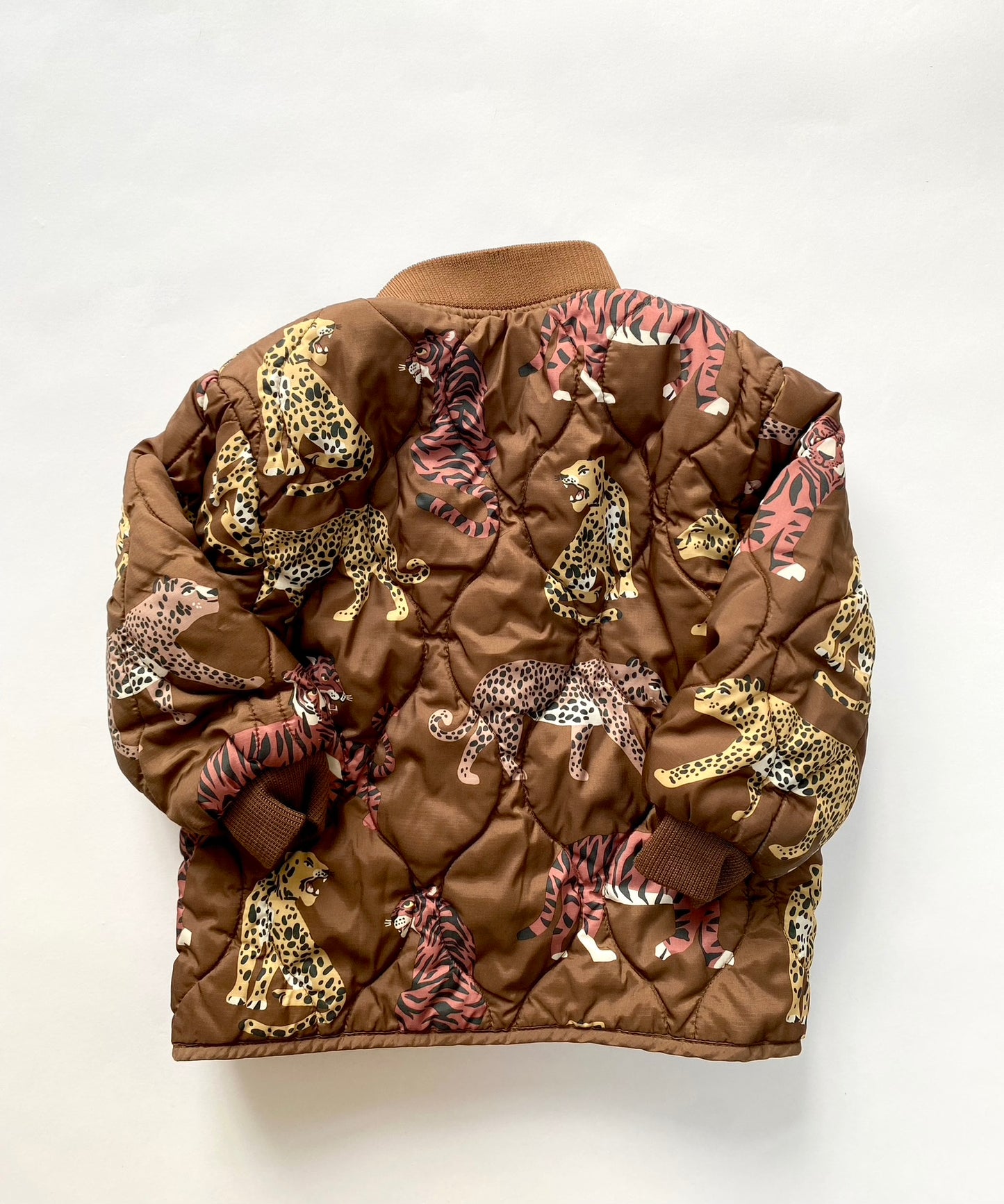Animal print puffer Age 2-4Y