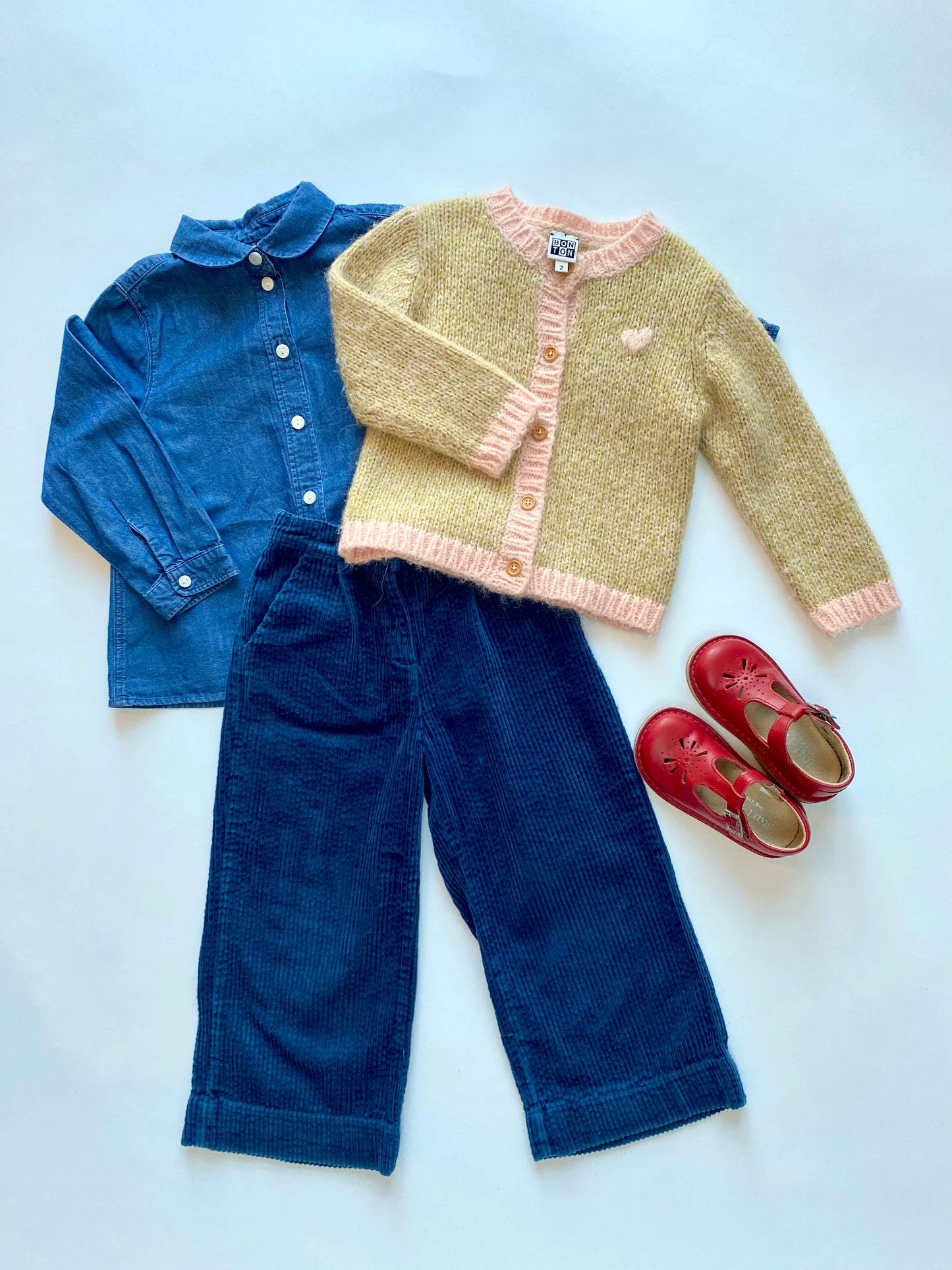 Bonton Cardigan with heart Age 2Y