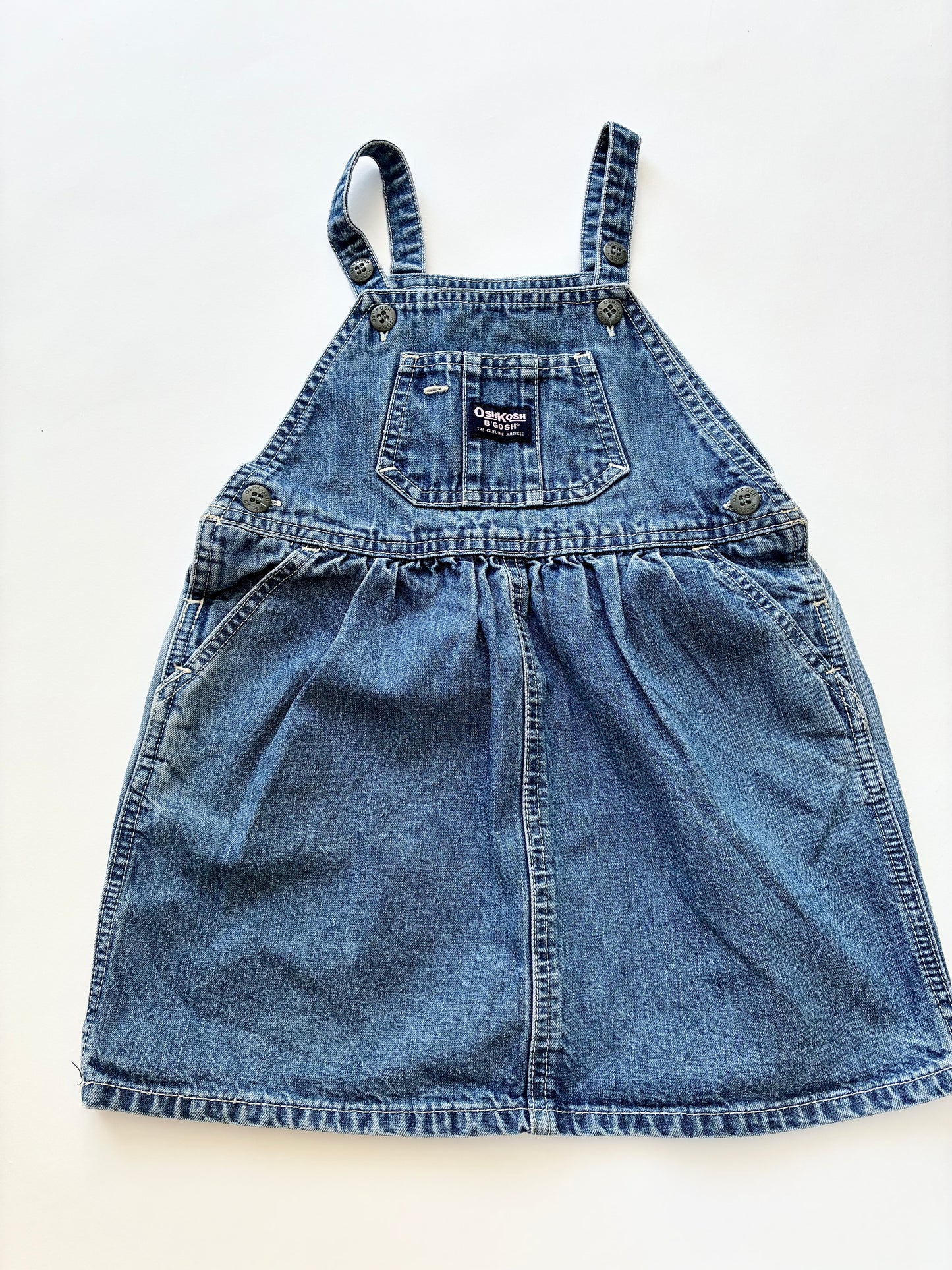 Oshkosh denim pinafore Age 3y