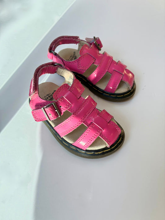 Dr Martens pink sandals size 5