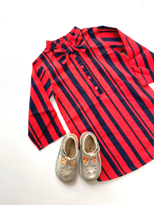 Mini Rodini stripe dress Age 3y