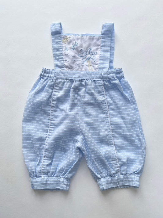 Vintage palm tree holiday romper Age 6m