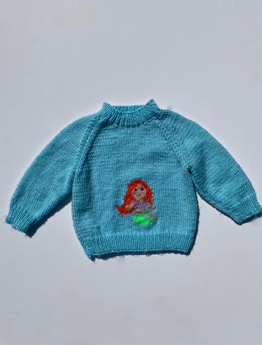 Mermaid jumper age 9-12m