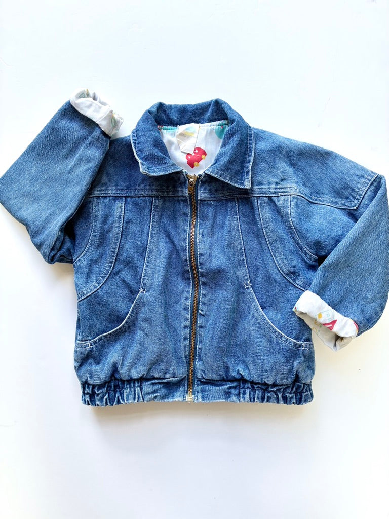 Vintage denim jacket age 3-4y