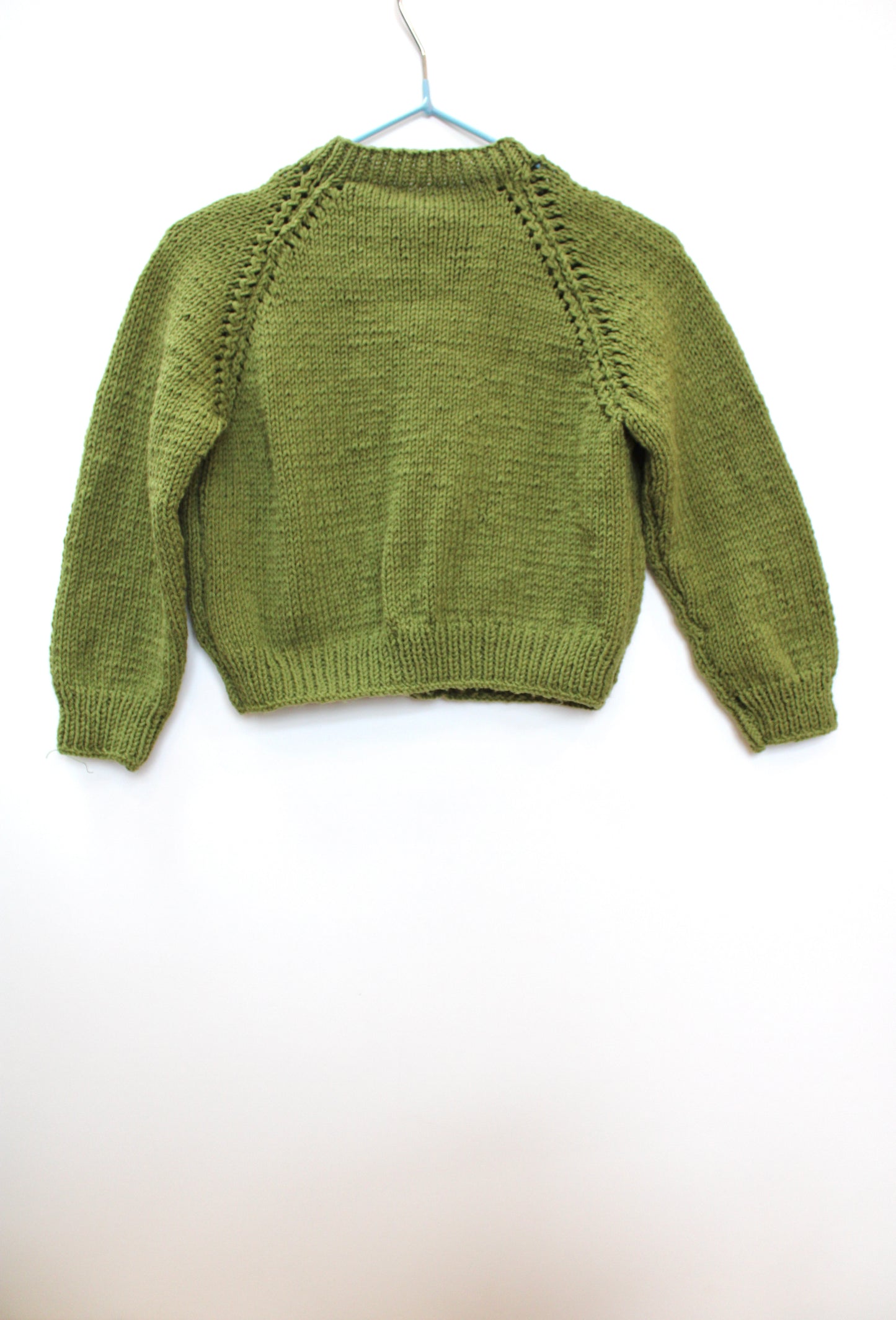 Olive green cardigan Age 12-18M