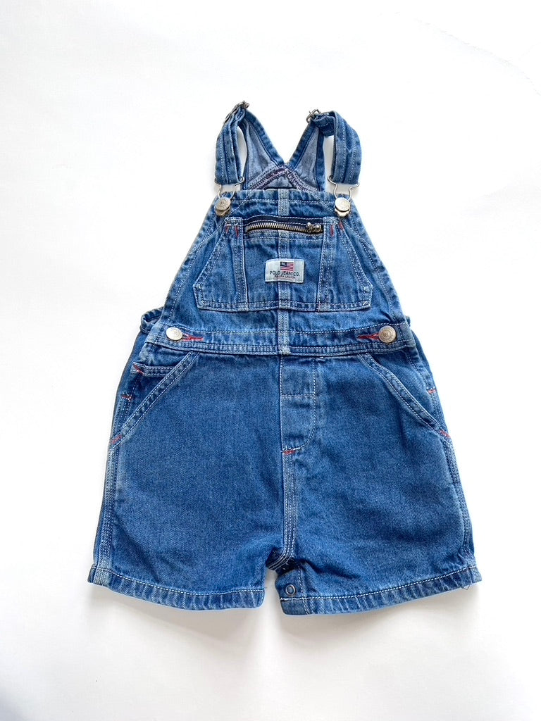 Vintage Ralph Lauren Polo Shortalls Age 12-18m