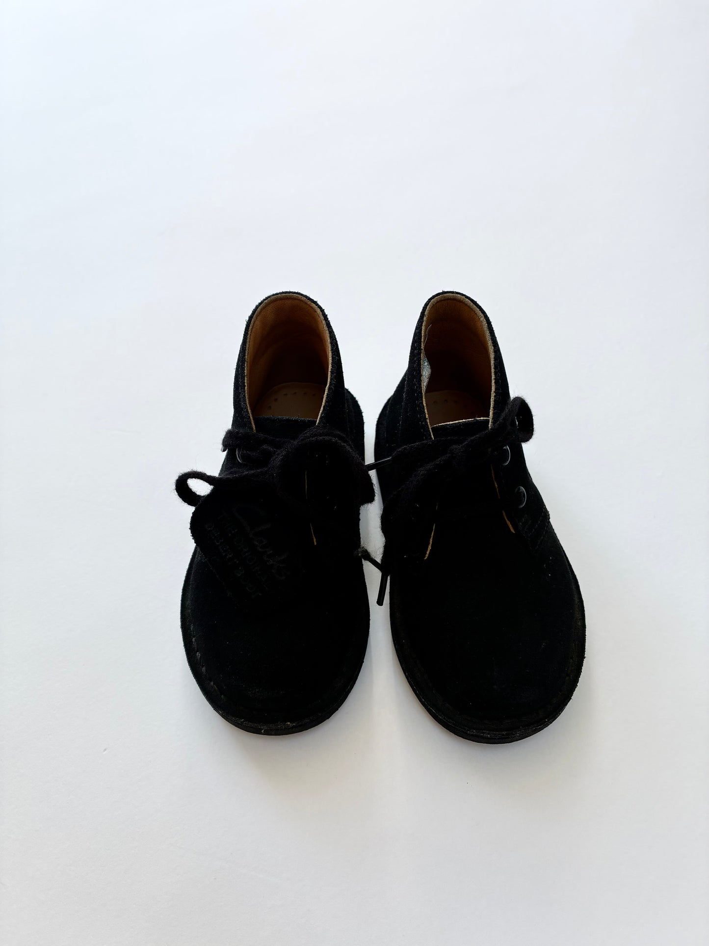 Clarks Originals black desert boots size 5G