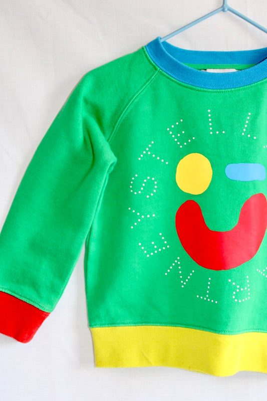 Stella McCartney green sweatshirt Age 2Y