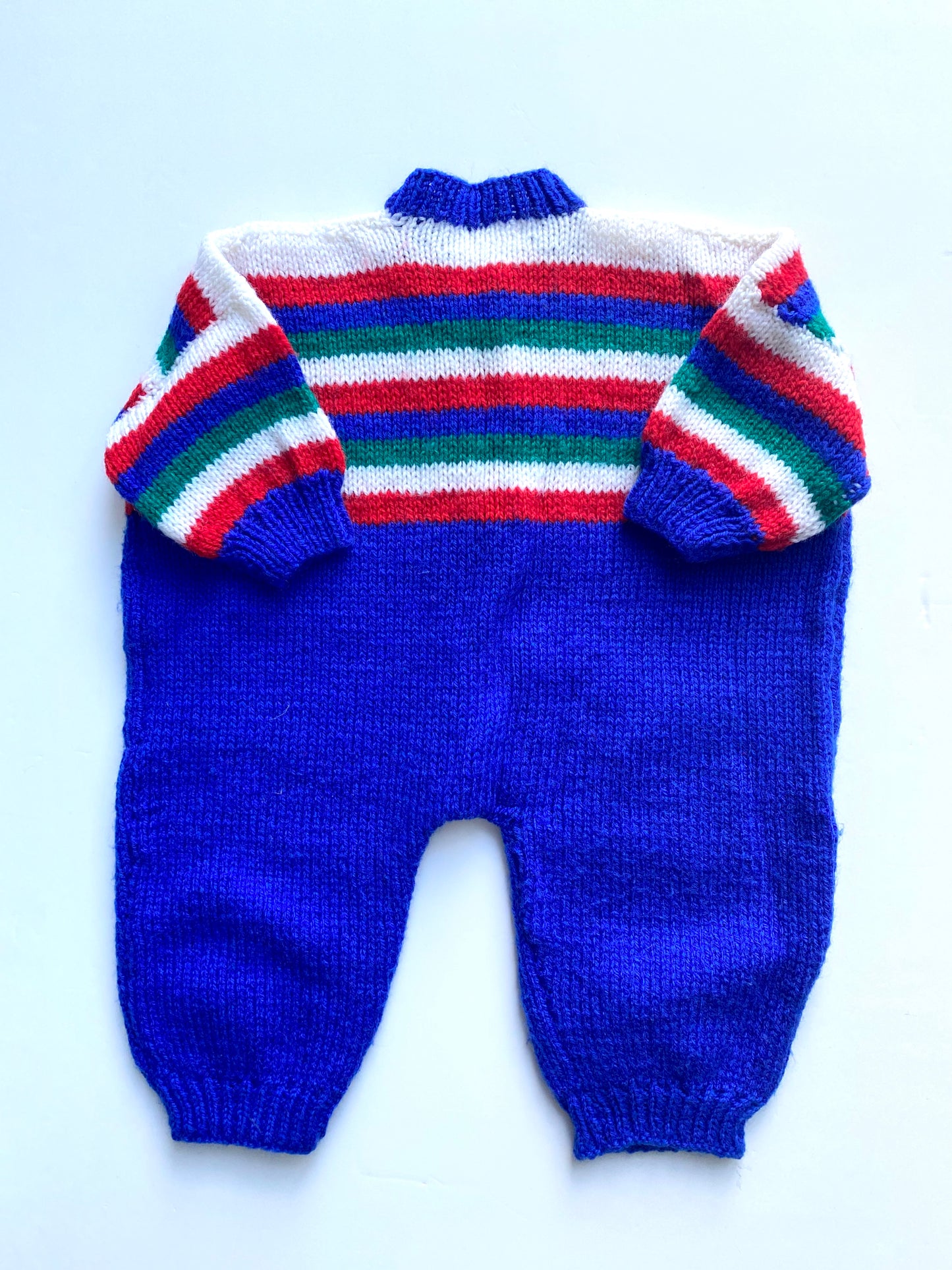 Knitted Stripe all-in-one Age 3m