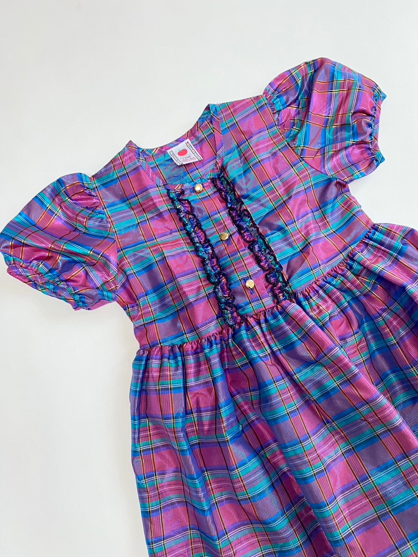 Vintage Lurex Party dress Age 2-3y