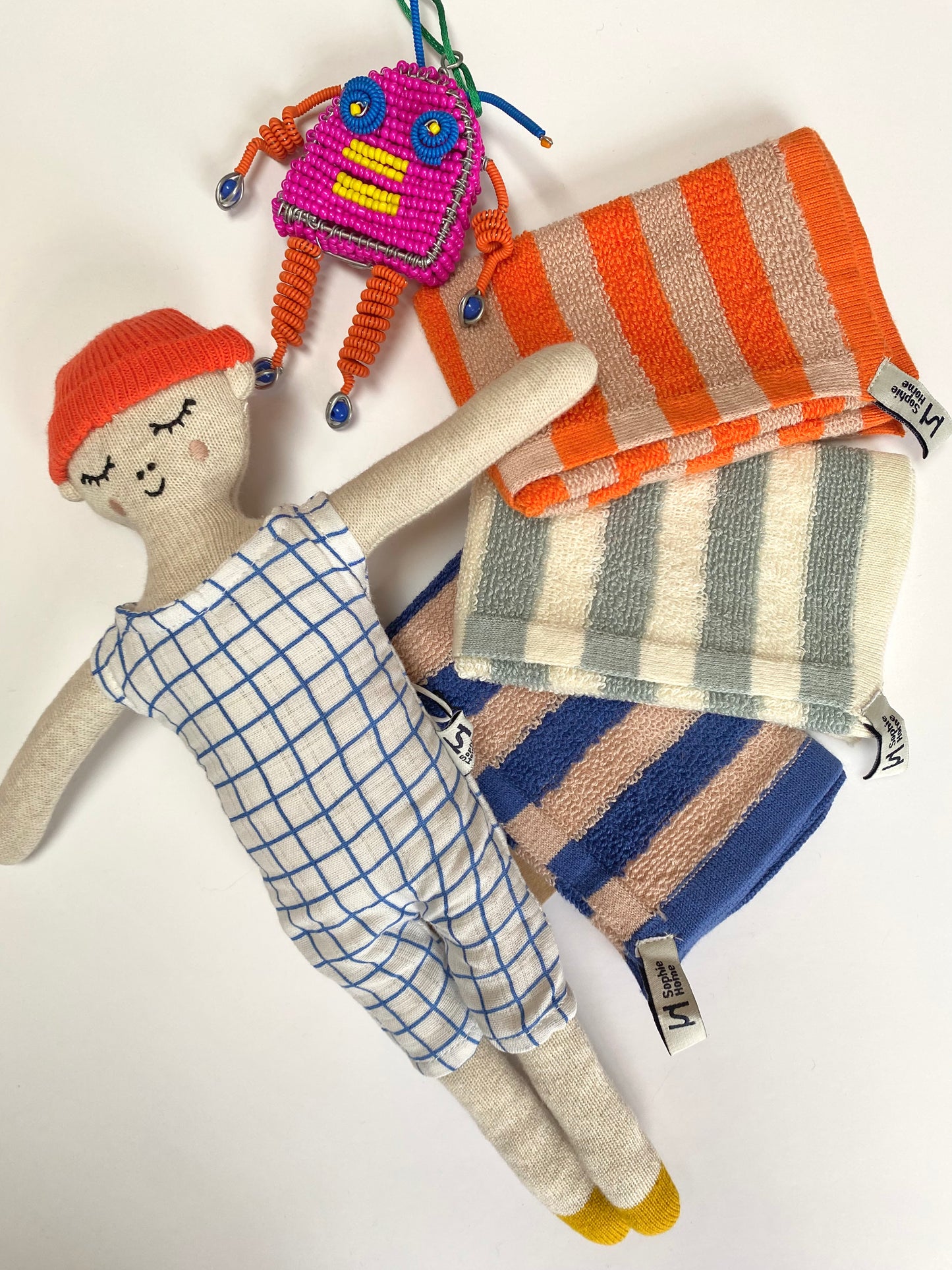 Striped Terry Washcloths