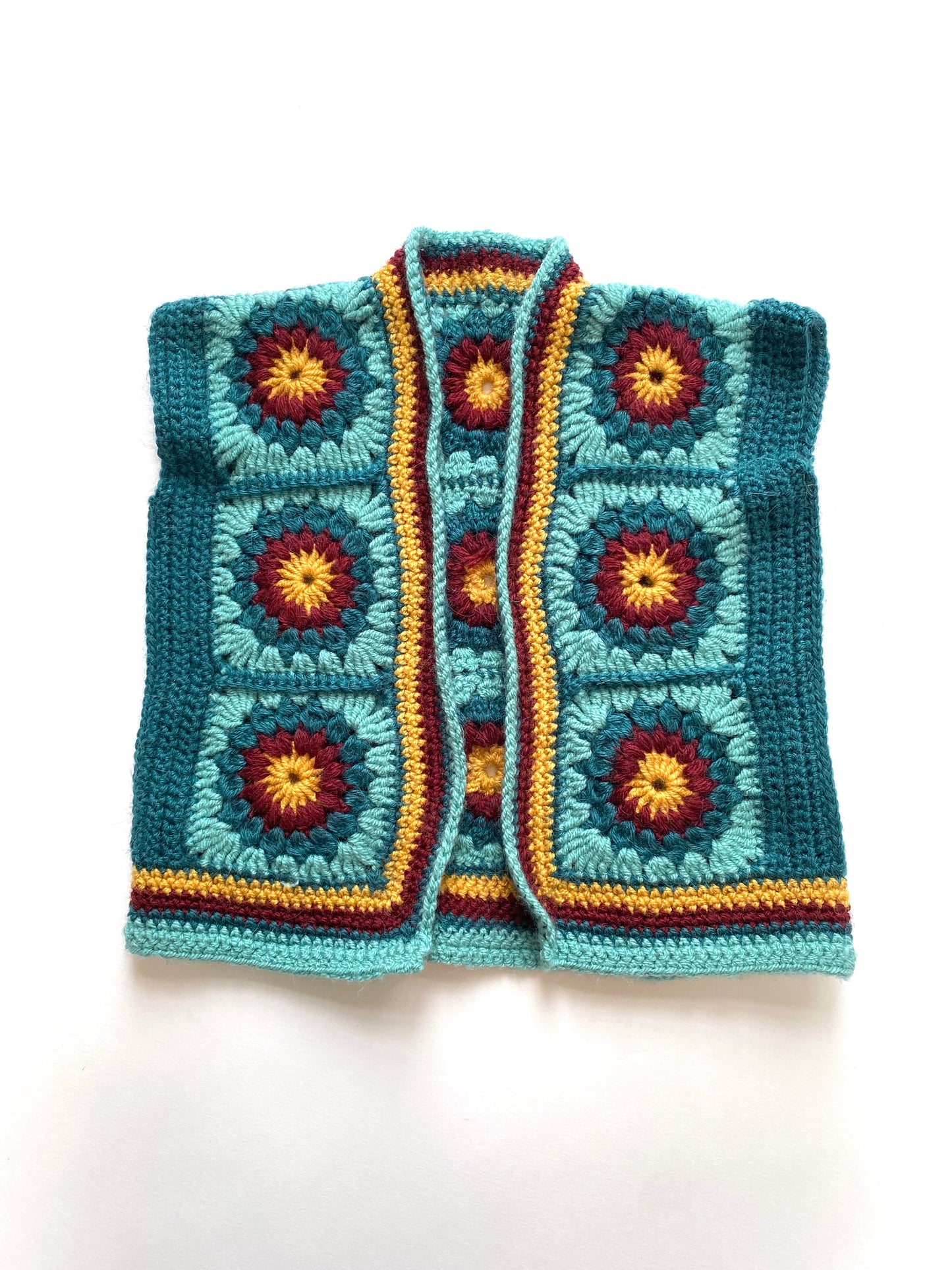 Amazing crochet waistcoat age 3-4y