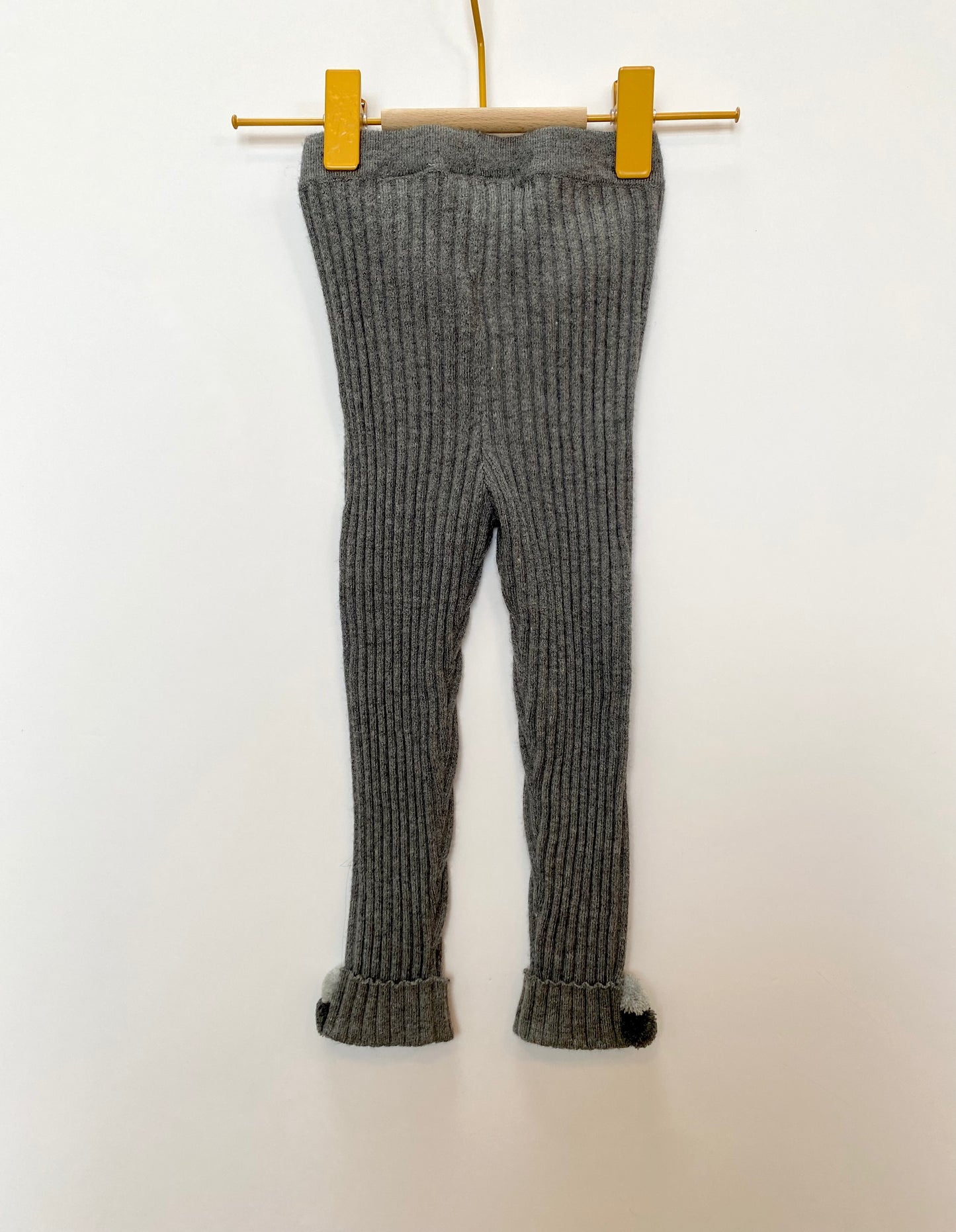 Knitted pompom leggings Age 18-24M