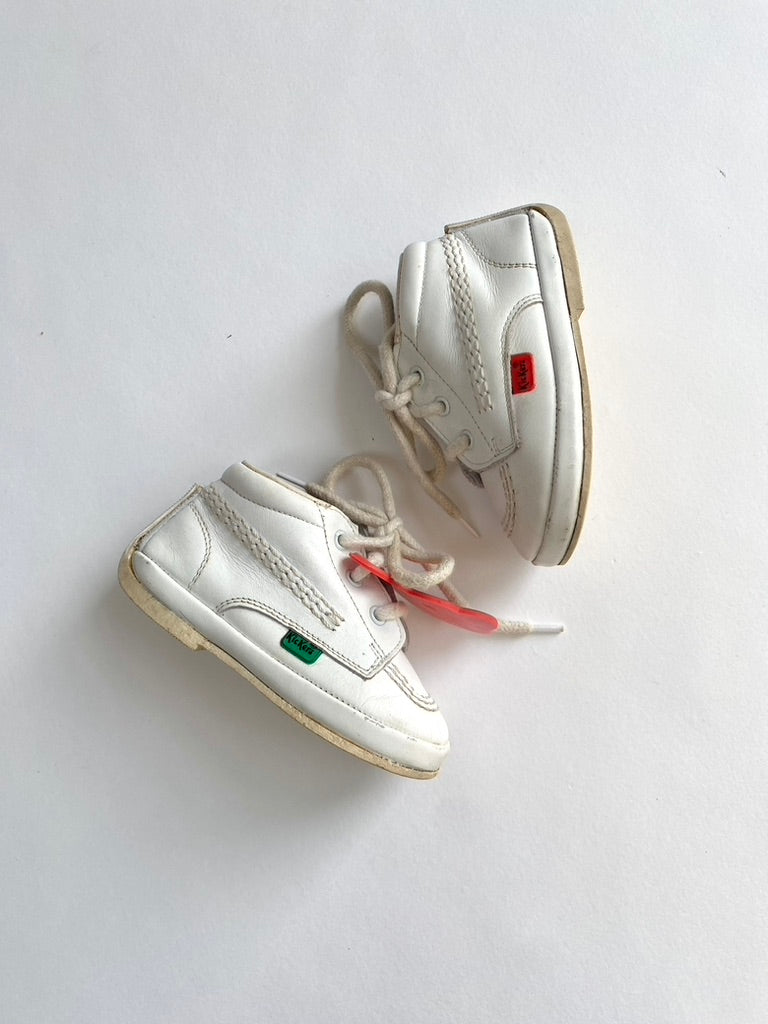 Vintage My First kickers white in box Size 2