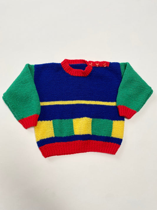 Colourblock jumper Age 2-3y