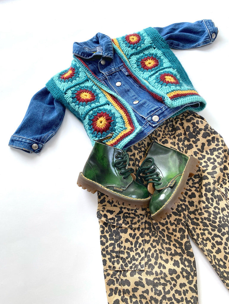 Amazing crochet waistcoat age 3-4y