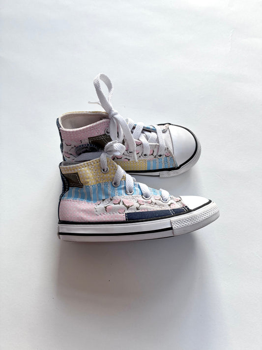 Patchwork converse Size 8