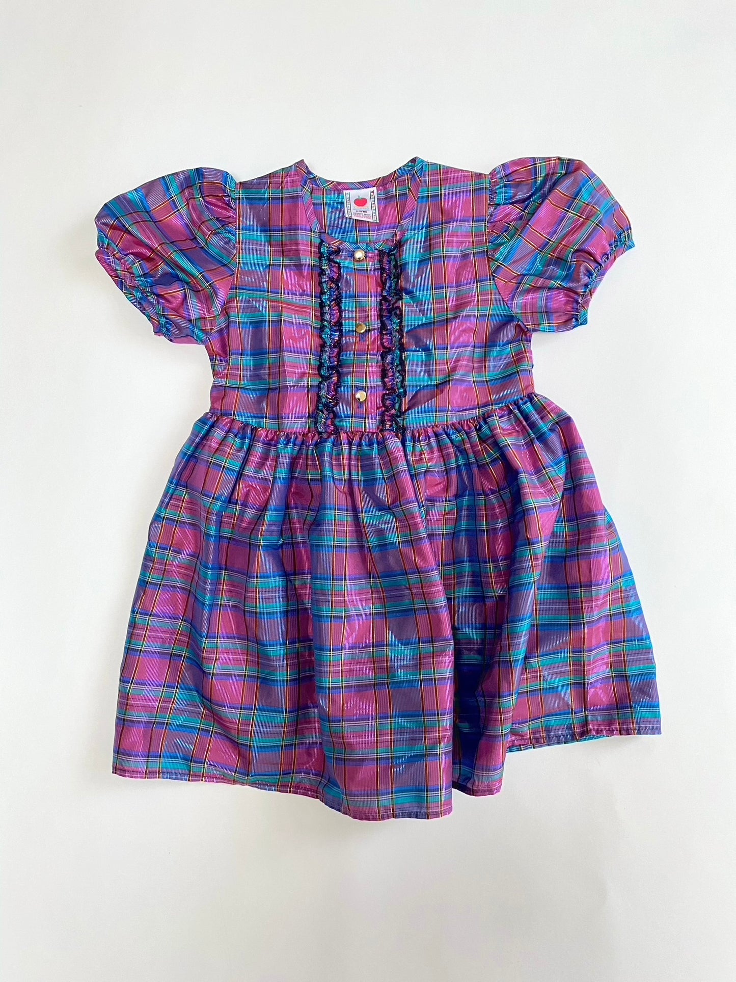 Vintage Lurex Party dress Age 2-3y
