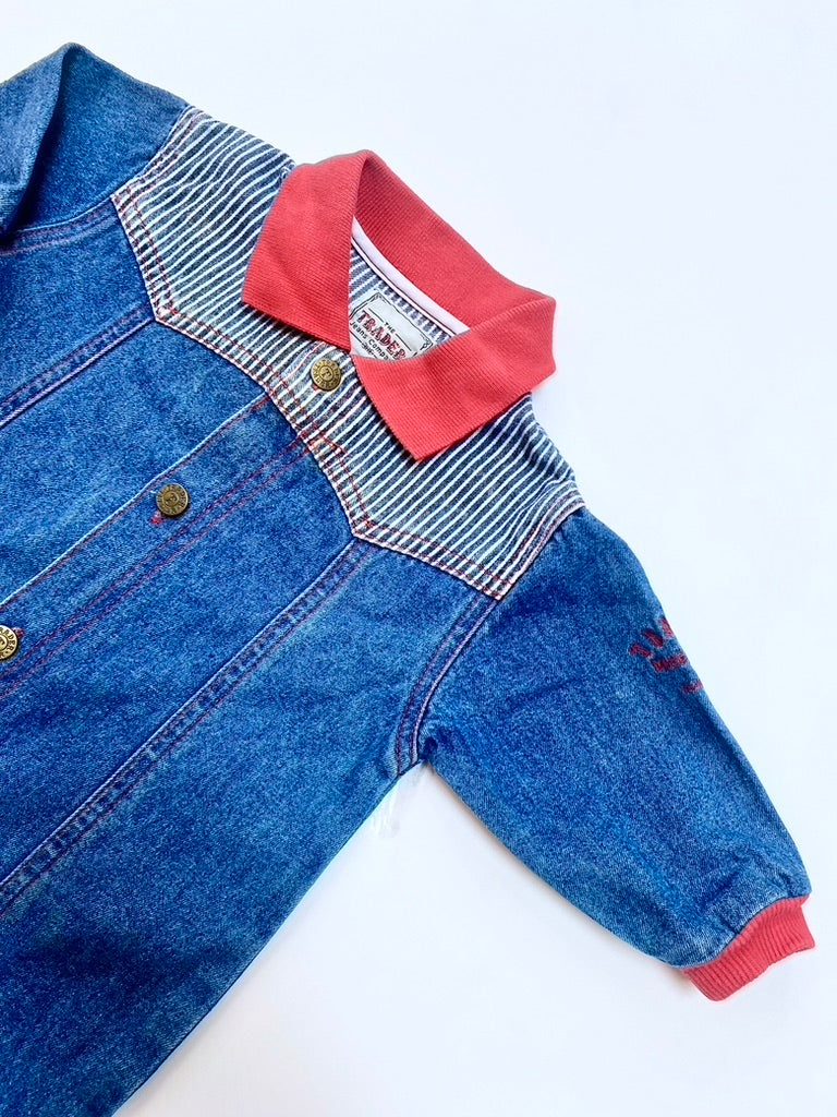 Vintage Trader denim romper age 3-6m