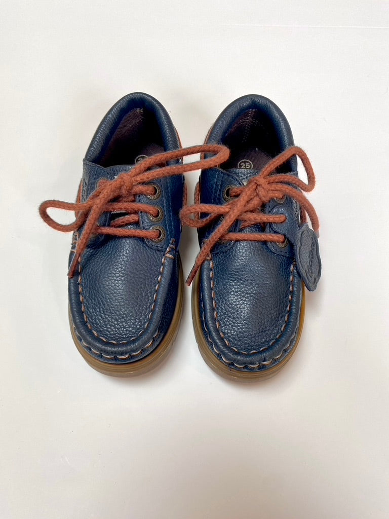 Kickers navy boat shoe Size 8