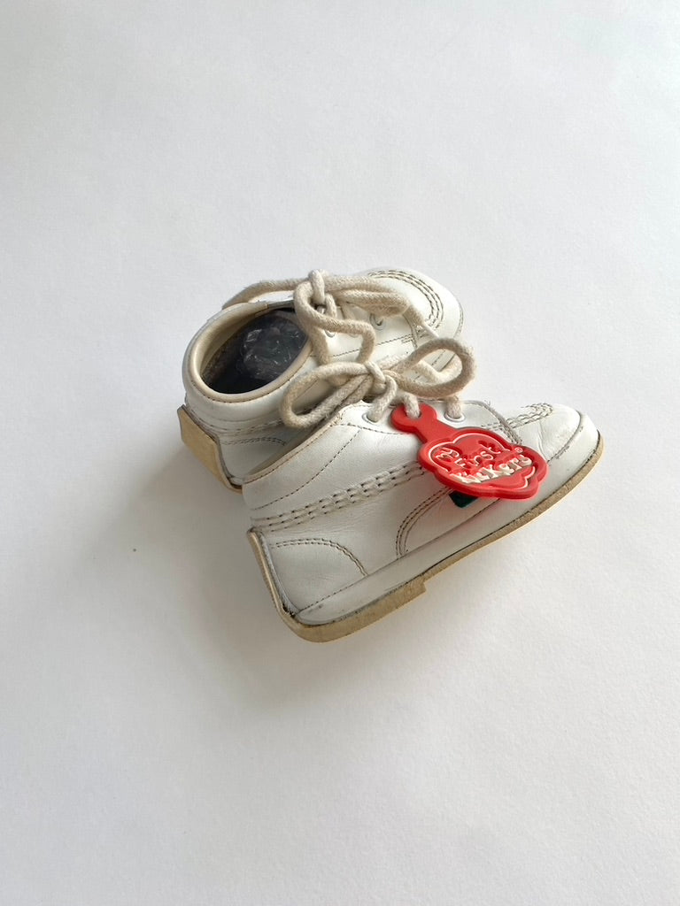 Vintage My First kickers white in box Size 2