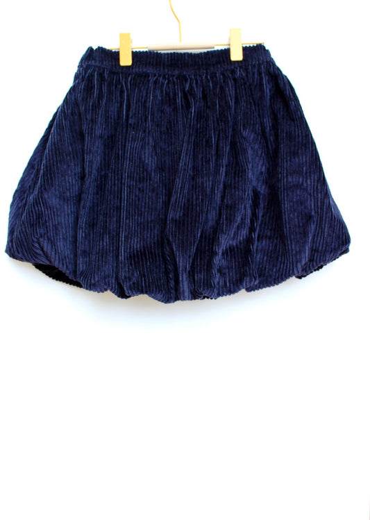 Cos Navy cord bubble skirt Age 7-8Y