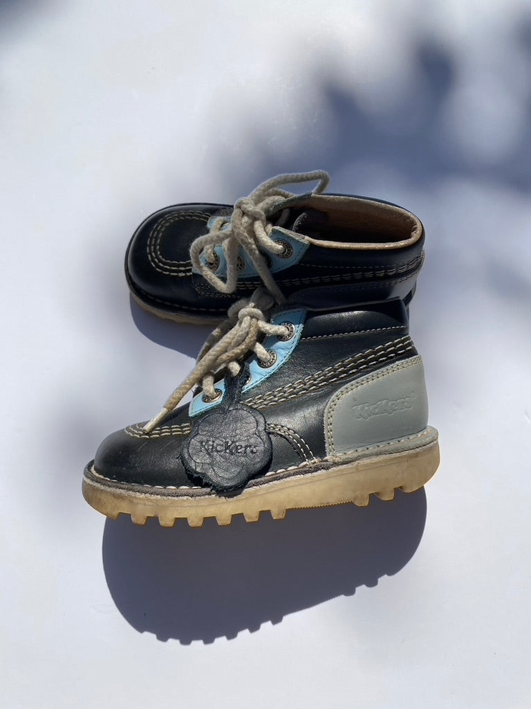 Colourblock blue Kickers size 8.5