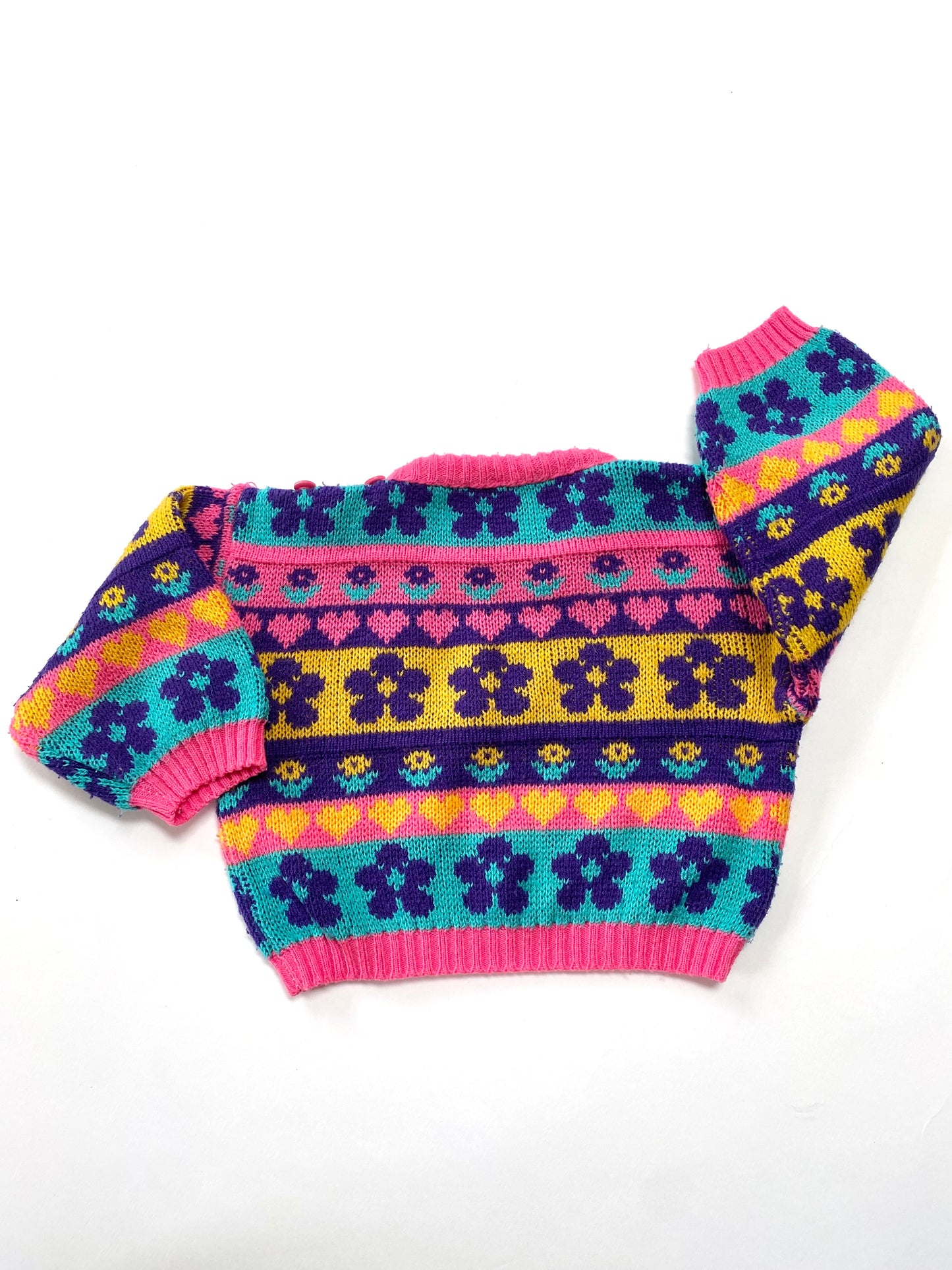 Vintage flowery jumper size 12-18m