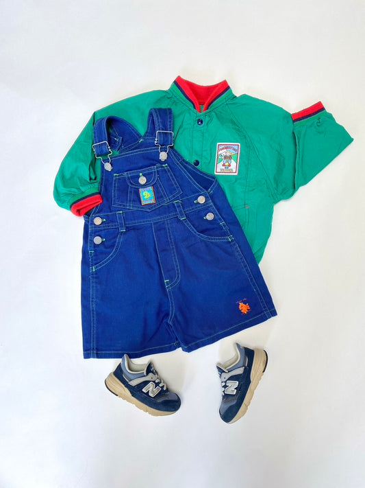 Vintage ladybird navy shortalls age 2-3y