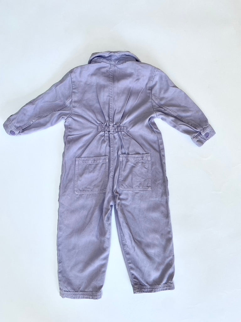 Arket lilac boilersuit age 2-4y