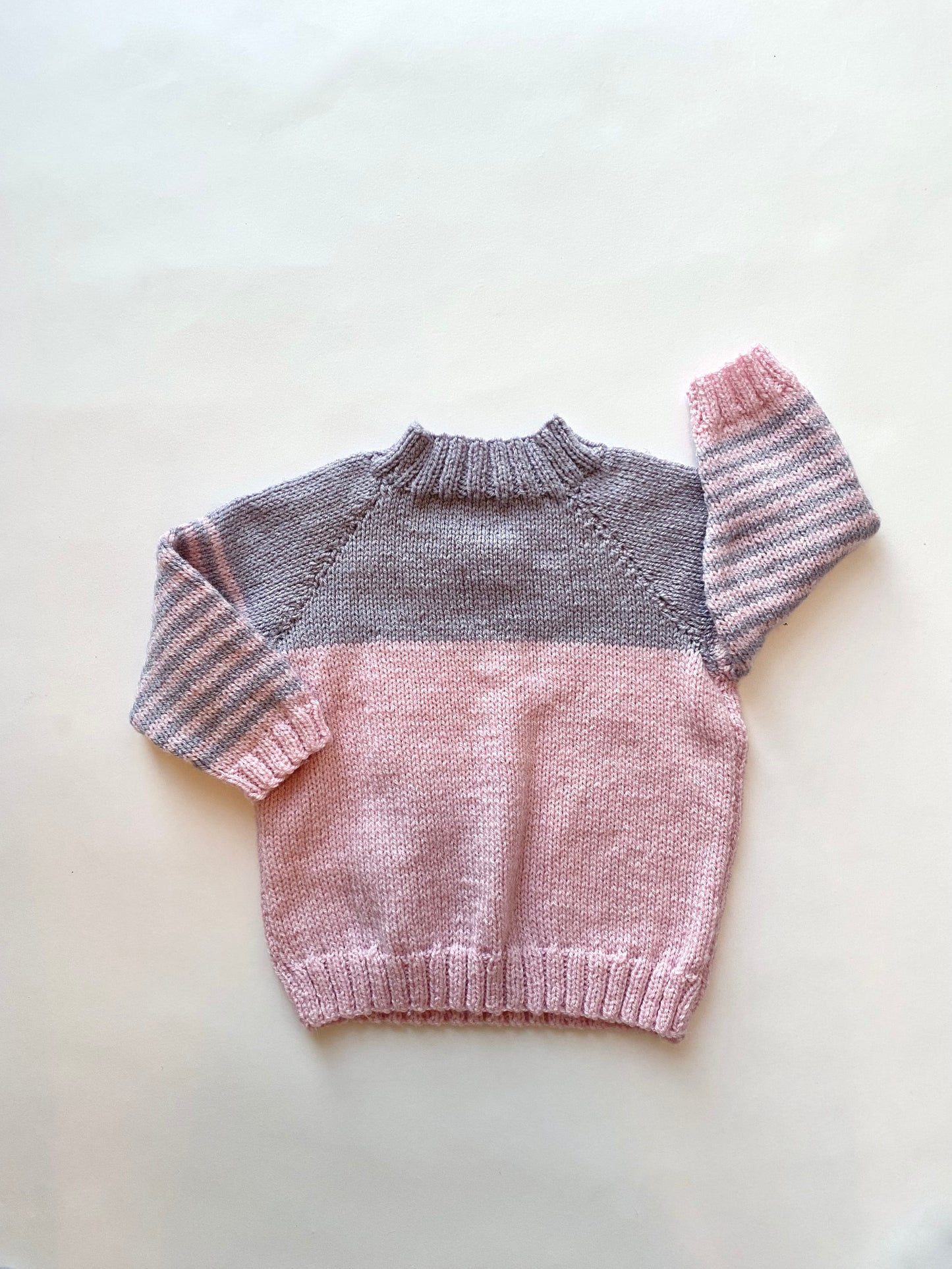 Pink stripe jumper age 3y
