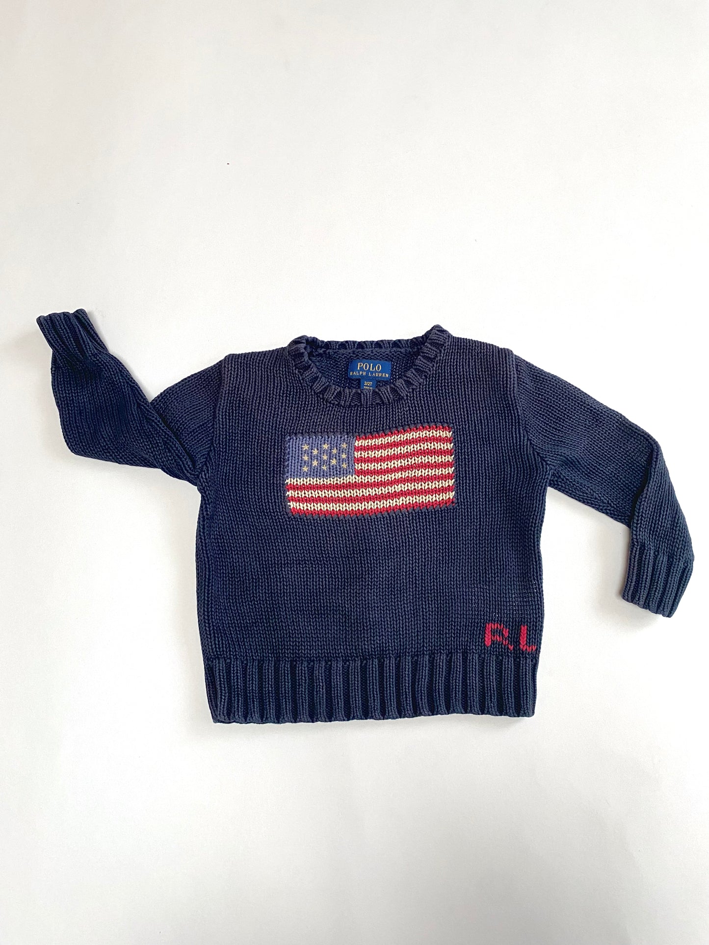 Navy Ralph Lauren jumper Age 2y