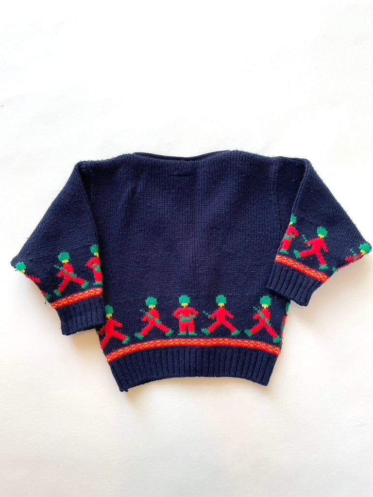 Vintage festive cardigan age 2-3y