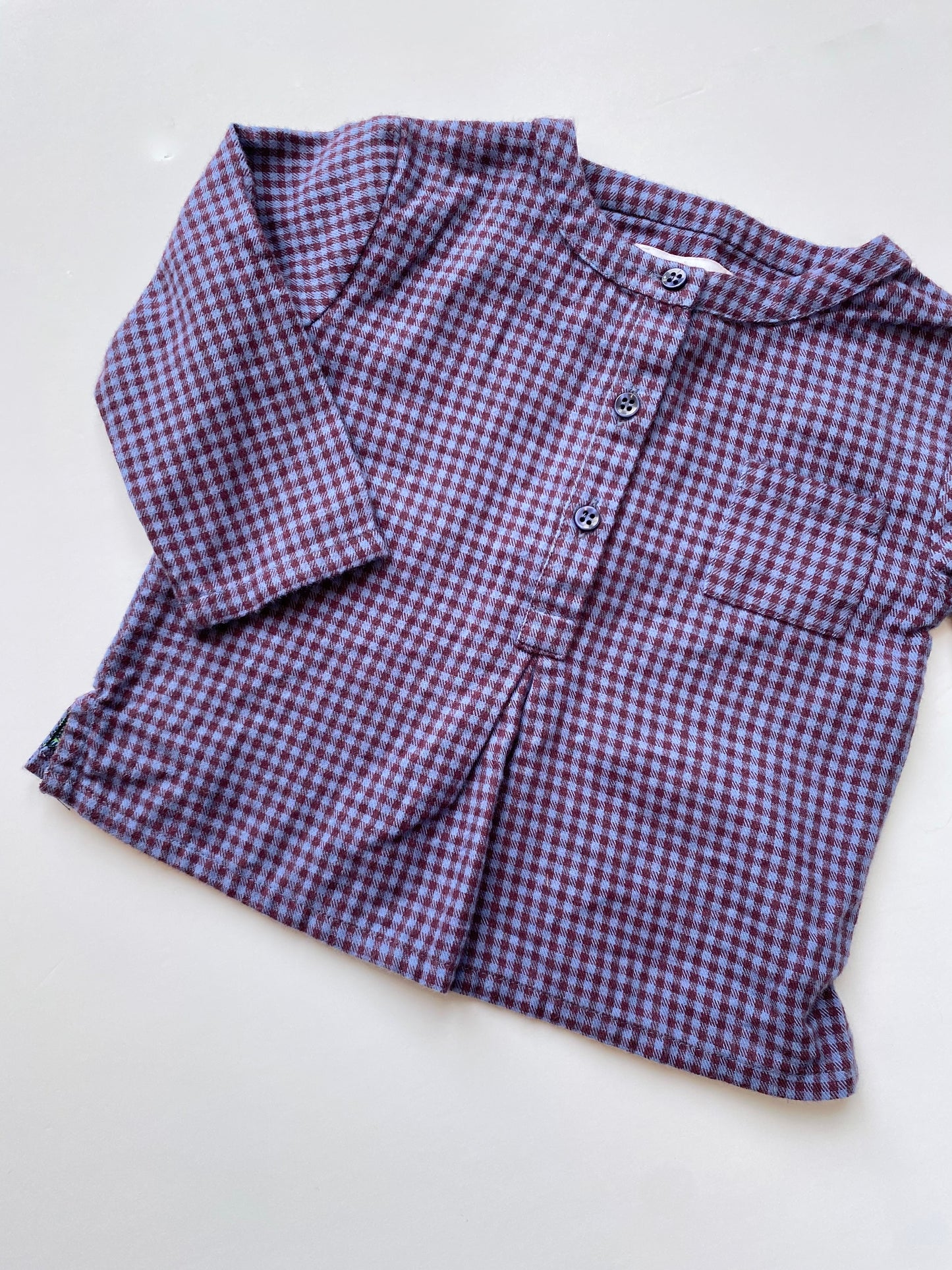 Liberty London gingham shirt Age 6M