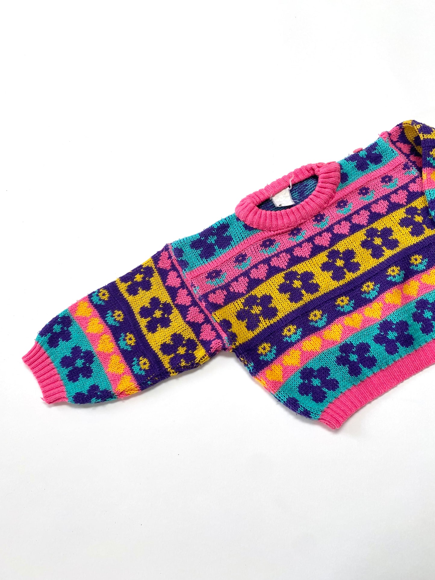 Vintage flowery jumper size 12-18m