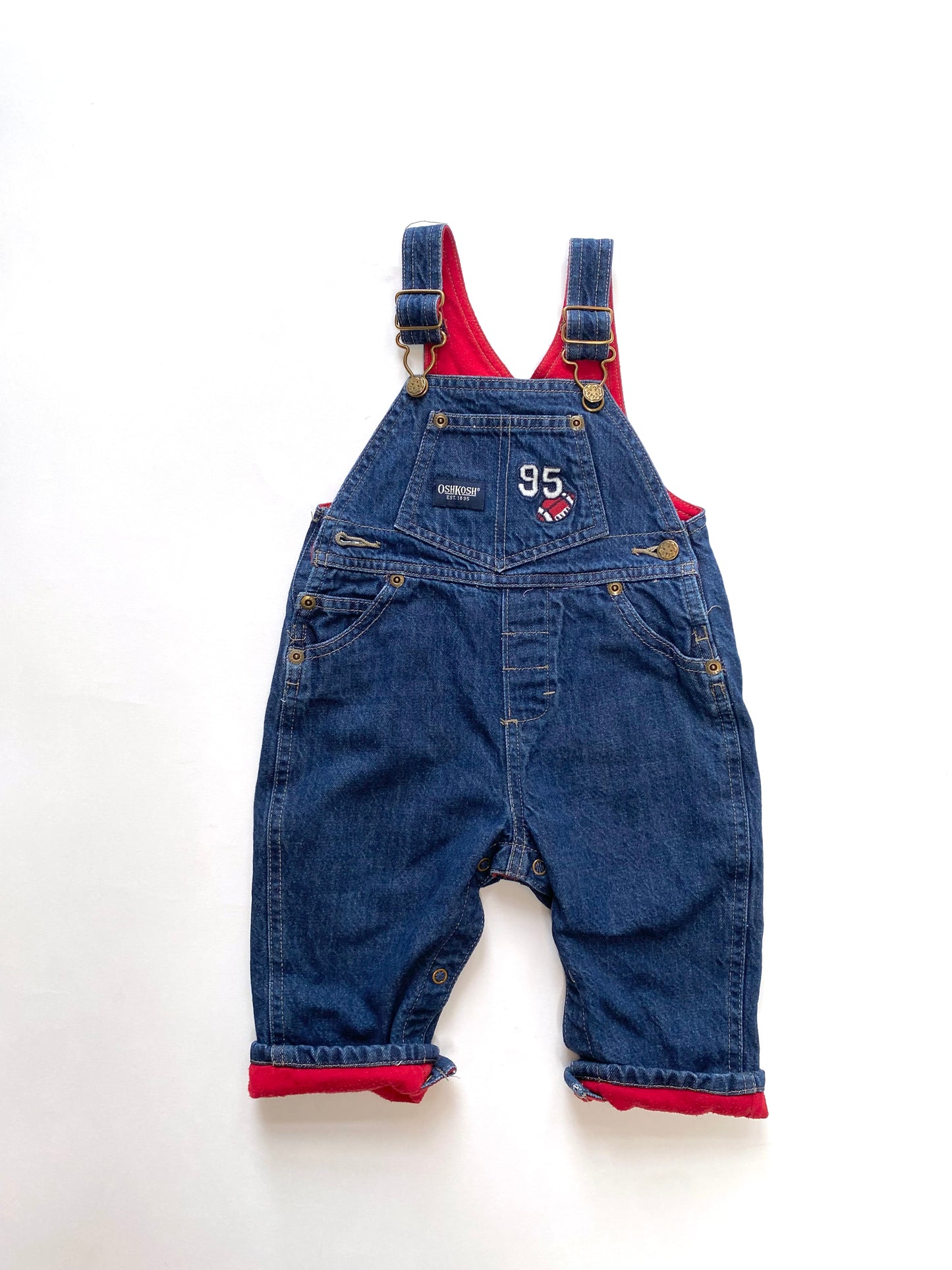 Vintage Oshkosh dungarees Age 6-9m