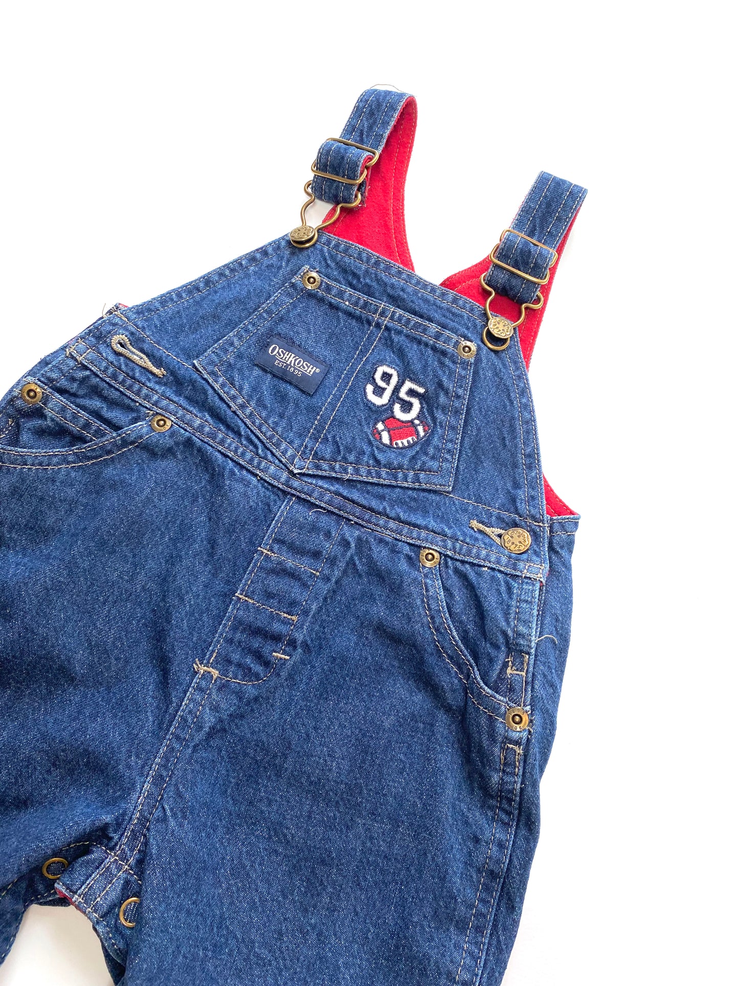 Vintage Oshkosh dungarees Age 6-9m