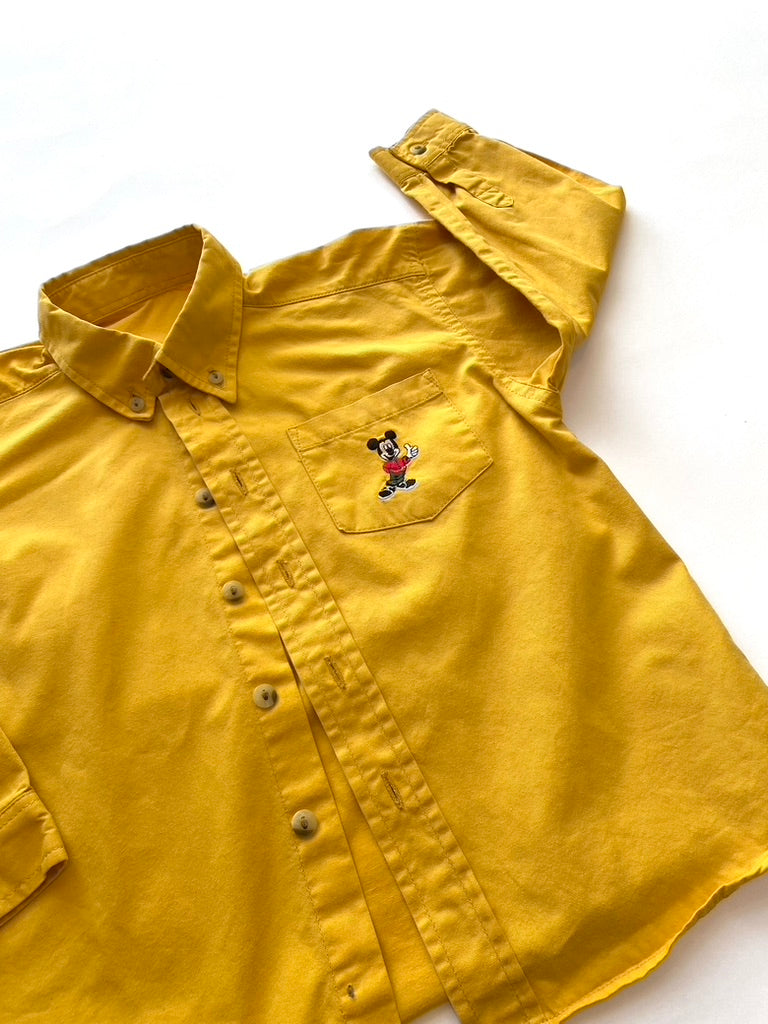 Vintage St Michael yellow Mickey Mouse shirt Age 3-4y