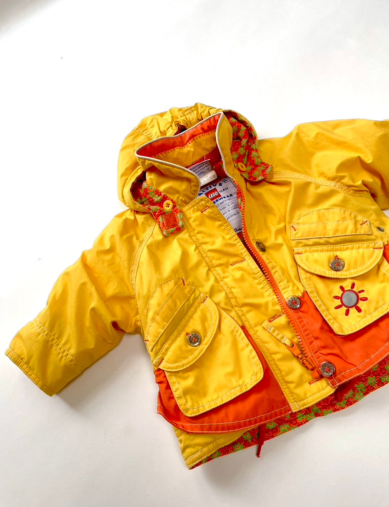 Vintage lego coat yellow age 6m+