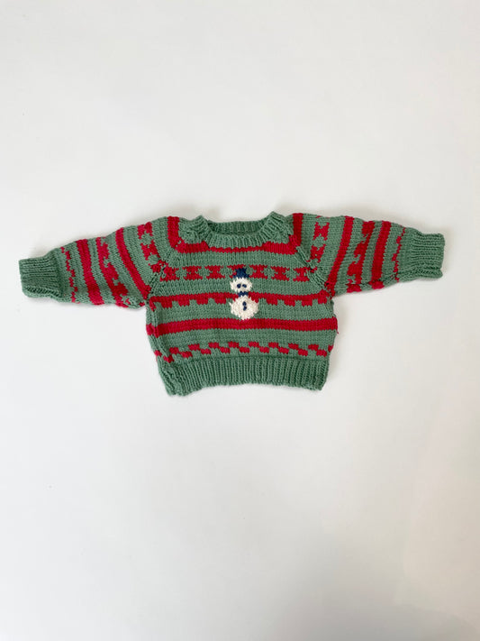 Festive baby jumper Age 0-3m